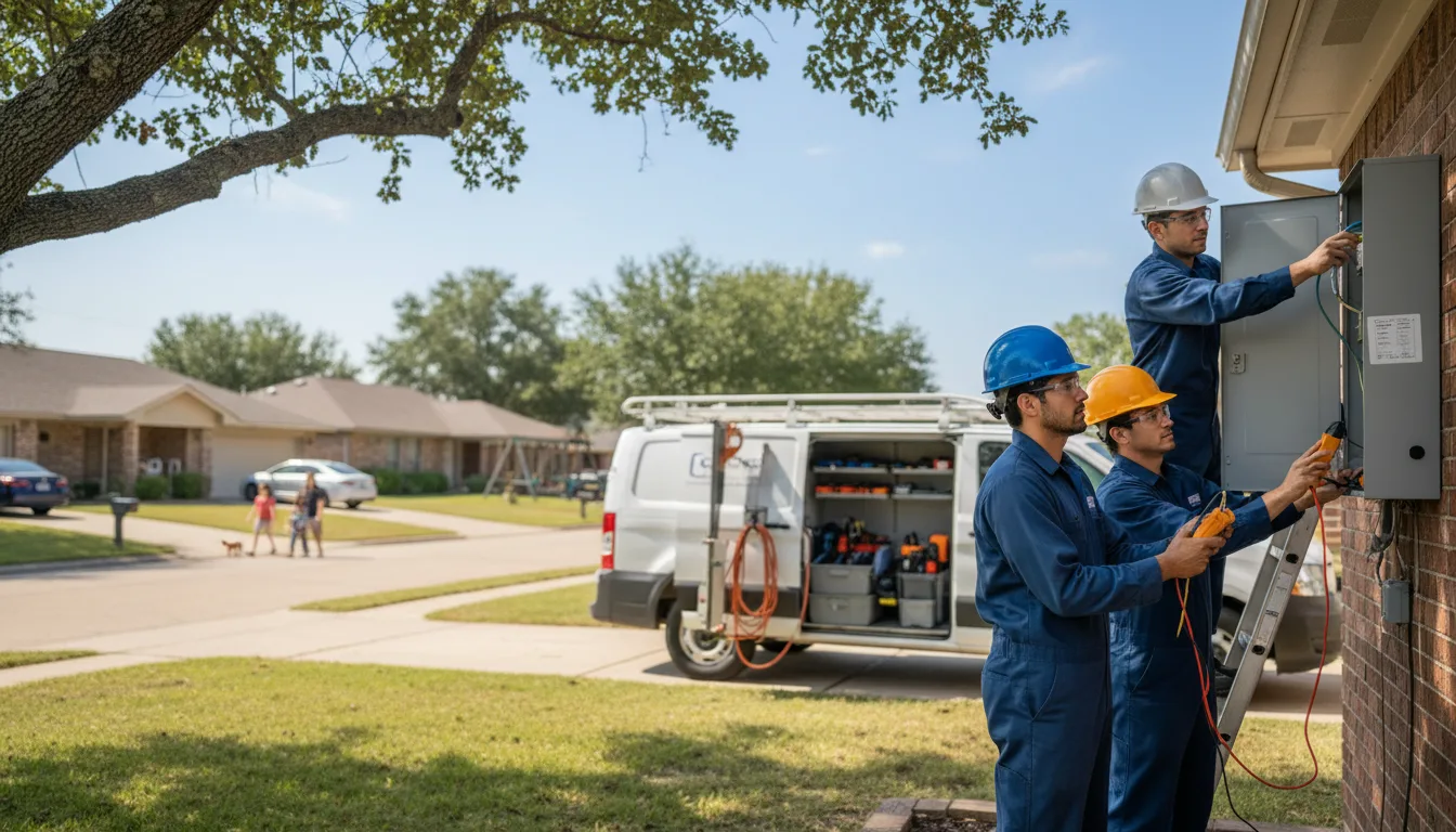 Certified electrician providing emergency electrical services in Flourtown, PA